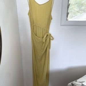 At dawn sarong style wrap dress